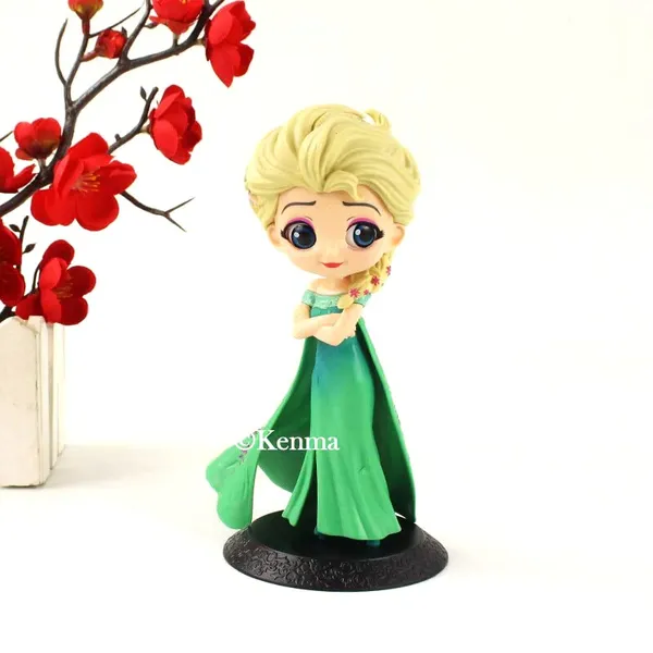 __Cute_Fancy_Princess_Elsa_Model_2_Figure_Figurine_With_Stand_Limited_Edition_For_Car_Dashboard,_Decoration,_Cake,_Office_Desk_(9L_X_9W_X_15H_Cm)