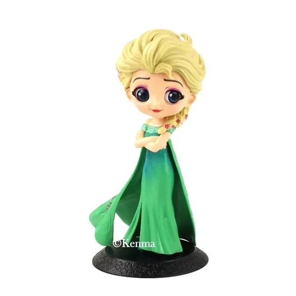 __Cute_Fancy_Princess_Elsa_Model_2_Figure_Figurine_With_Stand_Limited_Edition_For_Car_Dashboard,_Decoration,_Cake,_Office_Desk_(9L_X_9W_X_15H_Cm)