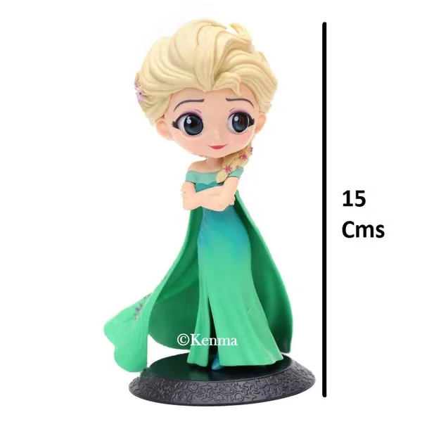 __Cute_Fancy_Princess_Elsa_Model_2_Figure_Figurine_With_Stand_Limited_Edition_For_Car_Dashboard,_Decoration,_Cake,_Office_Desk_(9L_X_9W_X_15H_Cm)