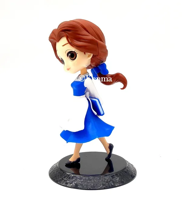 __Cute_Fancy_Princess_Belle_Model_2_Figure_Figurine_With_Stand_Limited_Edition_For_Car_Dashboard,_Decoration,_Cake,_Office_Desk_(9L_X_9W_X_15H_Cm)
