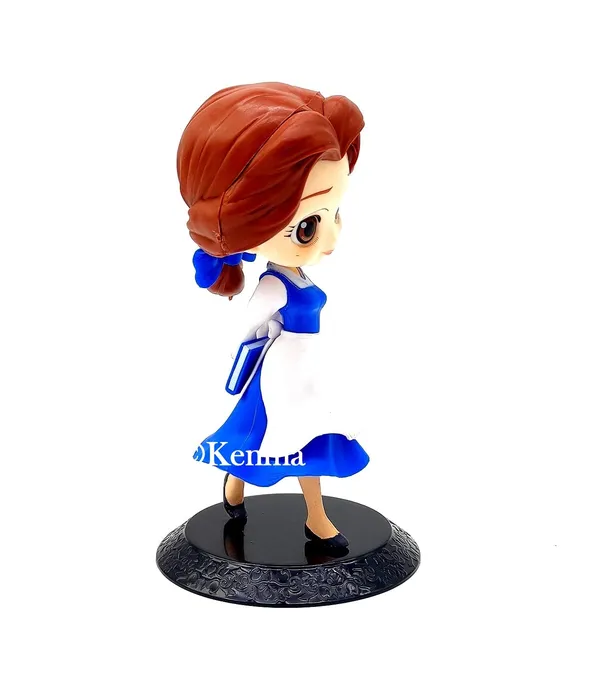 __Cute_Fancy_Princess_Belle_Model_2_Figure_Figurine_With_Stand_Limited_Edition_For_Car_Dashboard,_Decoration,_Cake,_Office_Desk_(9L_X_9W_X_15H_Cm)