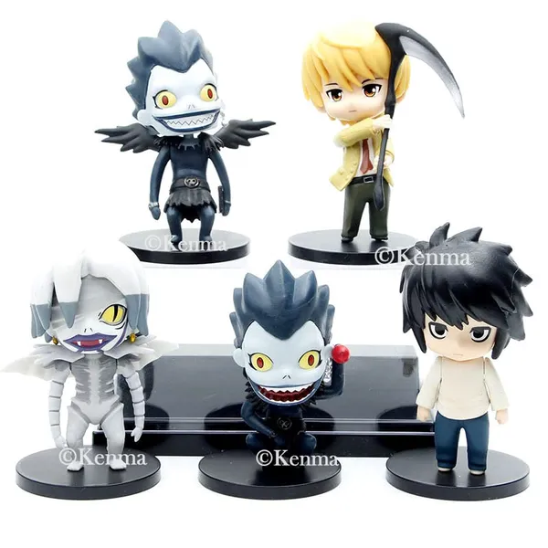 Note_Book_Action_Figure_Set_Of_6_Action_Figure_Speelgoed_L_Lawliet_Ryuk_Reaper_Yagami_Light_Leuke_Collectible_Weeb_Manga_(10_Cm)