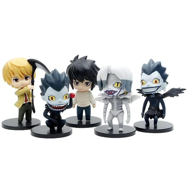 Note_Book_Action_Figure_Set_Of_6_Action_Figure_Speelgoed_L_Lawliet_Ryuk_Reaper_Yagami_Light_Leuke_Collectible_Weeb_Manga_(10_Cm)
