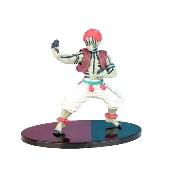 Demon_Slayer_Akaza_Fighting_Stance_Upper_Moon_Demon_Action_Figure_Pvc_Model_A_Anime_Figure_Weeb_Manga_Collectible_Model_Toy_(10L_X_5W_X_15H_Cm)