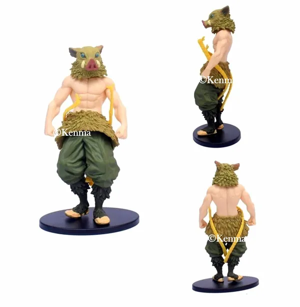 Demon_Slayer_Inosuke_Hashibira_Action_Figure_|_Pvc_Anime_Figure_Toys_Kimetsu_No_Yaiba_Models_Toys_Collectible_Black_And_Brown_(14_Cm)