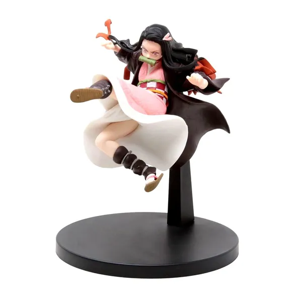 Demon_Slayer_Kimetsu_No_Yaiba_Nezuko_Kamado_Attacking_Mode_Stance_Action_Figure_Weeb_Manga_Collectible_Figurine