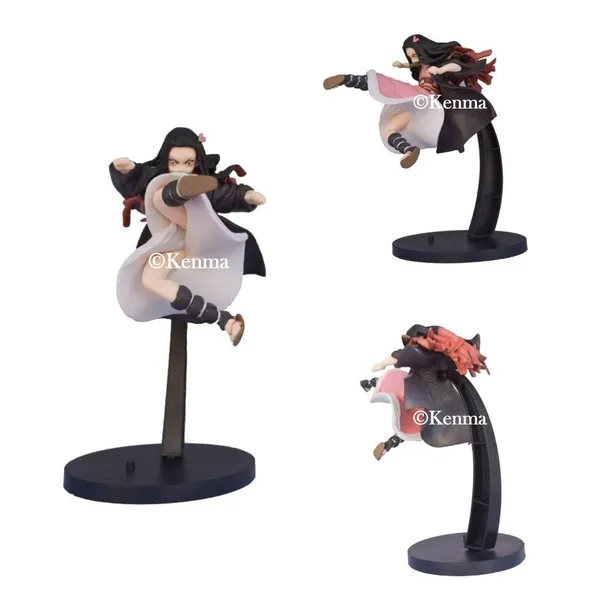 Demon_Slayer_Kimetsu_No_Yaiba_Nezuko_Kamado_Attacking_Mode_Stance_Action_Figure_Weeb_Manga_Collectible_Figurine