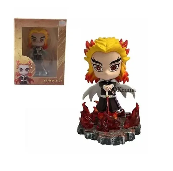 Demon_Slayer_Kyojuro_Rengoku_Flame_Hashira_Action_Figure_|_Pvc_Anime_Figurine_Weeb_Manga_Collectible_Statue_Model_Toy_(10_Cm)
