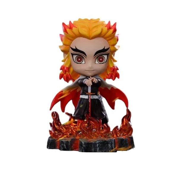 Demon_Slayer_Kyojuro_Rengoku_Flame_Hashira_Action_Figure_|_Pvc_Anime_Figurine_Weeb_Manga_Collectible_Statue_Model_Toy_(10_Cm)