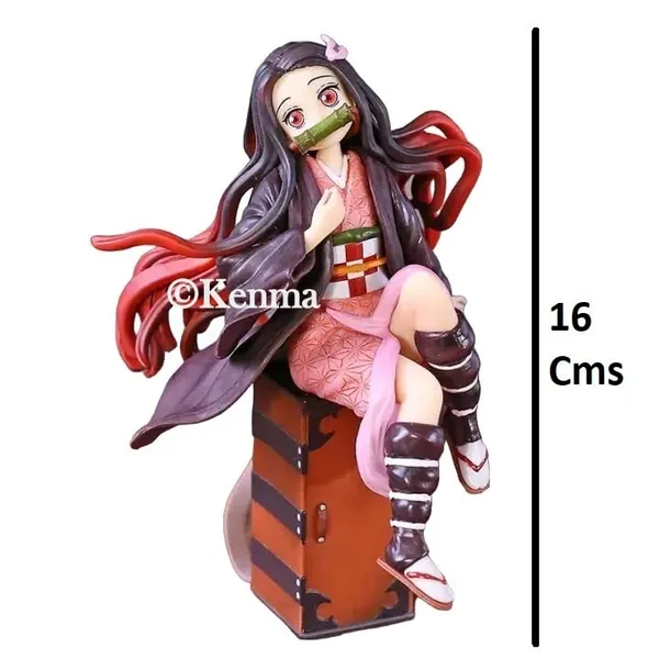 Demon_Slayer_Nezuko_Kamado_On_Box_Action_Figure_Kimetsu_No_Yaiba_Weeb_Manga_Pvc_Anime_Figurine_Statue_Model_Toy_Collectible_(10L_X_11W_X_14.5H_Cm)
