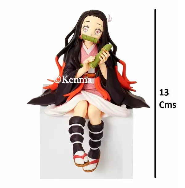 Demon_Slayer_Nezuko_Kamado_Perching_Sitting_Eating_Action_Figure_Kimetsu_No_Yaiba_Pm_Perching_Anime_Figure_Weeb_Manga_Collectible_(13L_X_8W_X_13H_Cm)