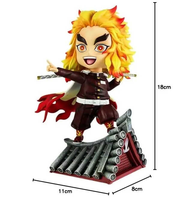 Demon_Slayer_Rengoku_Kyojuro_Action_Figure_Q_Version_Figurine_Vibration_Stars_Weeb_Manga_Collectible_Kimetsu_No_Yaiba_Q_Version_(11L_X_8W_X_18H_Cm)