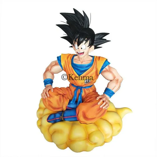 Dbz_Son_Goku_Sitting_Cloud_Resin_Action_Figure_Model_Toy_Figurine_Weeb_Manga_Collectible