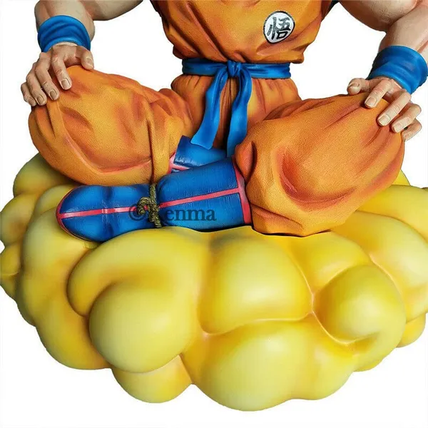 Dbz_Son_Goku_Sitting_Cloud_Resin_Action_Figure_Model_Toy_Figurine_Weeb_Manga_Collectible