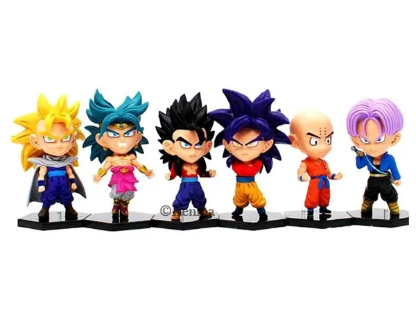 __Dbz_Action_Figures_Set_Of_6_Gohan,_Krillin,_Broly,_Gogeta,_Goku_Ss4,_Trunks_Action_Figure_Toys_For_Car_Dashboard_(15L_X_5W_X_18H_Cm)
