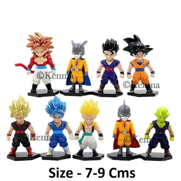 Dbz_Set_Of_9_Action_Figure_(8_Cm)