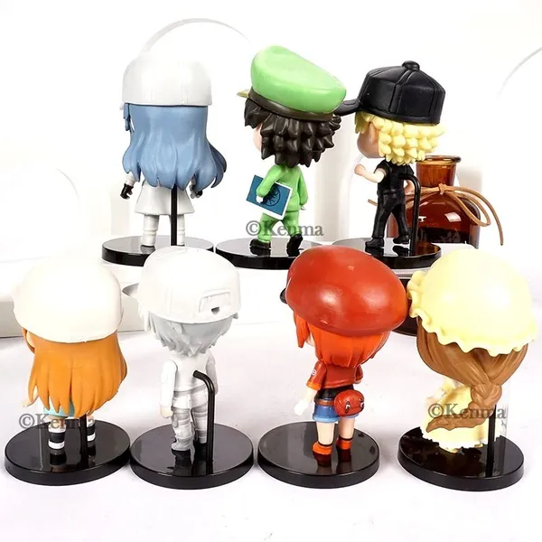 Hataraka_Saibou_Cells_At_Work_Chibi_Anime_Action_Figures_Set_Of_7_Weeb_Manga_Collectibles_(14L_X_5W_X_15H_Cm)