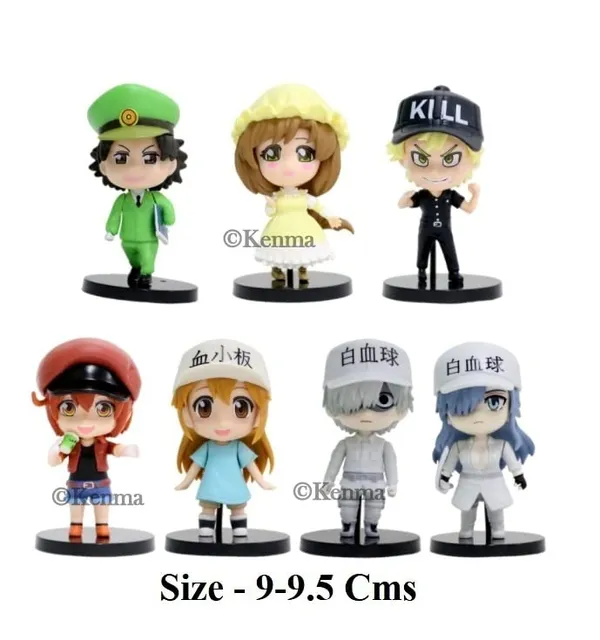 Hataraka_Saibou_Cells_At_Work_Chibi_Anime_Action_Figures_Set_Of_7_Weeb_Manga_Collectibles_(14L_X_5W_X_15H_Cm)