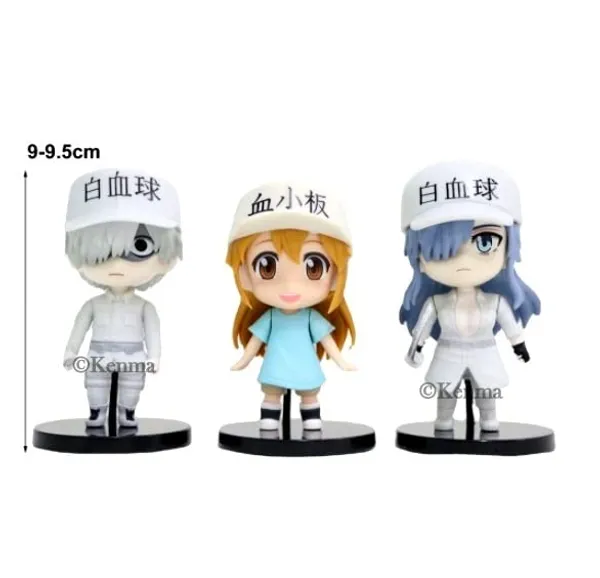 Hataraka_Saibou_Cells_At_Work_Chibi_Anime_Action_Figures_Set_Of_7_Weeb_Manga_Collectibles_(14L_X_5W_X_15H_Cm)
