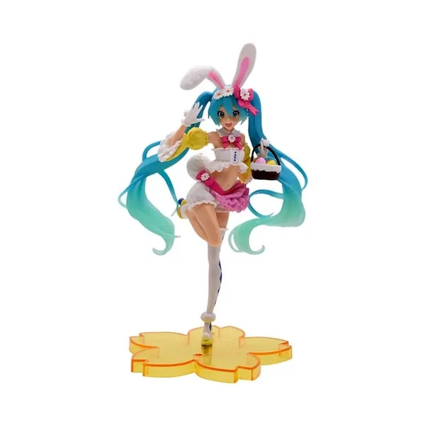 White_Green_Hatsune_Miku_Action_Figure_Anime_Spring_Cloth_Blossom_Dress_Miku_Figure_Statue_Toy_For_Collection_(7.8_Inch)
