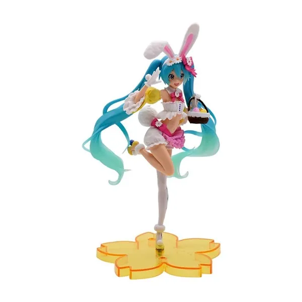 White_Green_Hatsune_Miku_Action_Figure_Anime_Spring_Cloth_Blossom_Dress_Miku_Figure_Statue_Toy_For_Collection_(7.8_Inch)