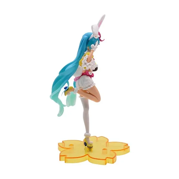 White_Green_Hatsune_Miku_Action_Figure_Anime_Spring_Cloth_Blossom_Dress_Miku_Figure_Statue_Toy_For_Collection_(7.8_Inch)