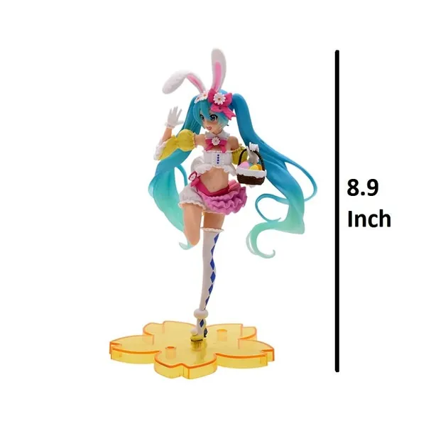 White_Green_Hatsune_Miku_Action_Figure_Anime_Spring_Cloth_Blossom_Dress_Miku_Figure_Statue_Toy_For_Collection_(7.8_Inch)