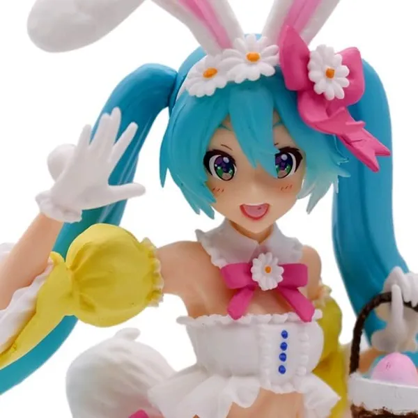 White_Green_Hatsune_Miku_Action_Figure_Anime_Spring_Cloth_Blossom_Dress_Miku_Figure_Statue_Toy_For_Collection_(7.8_Inch)