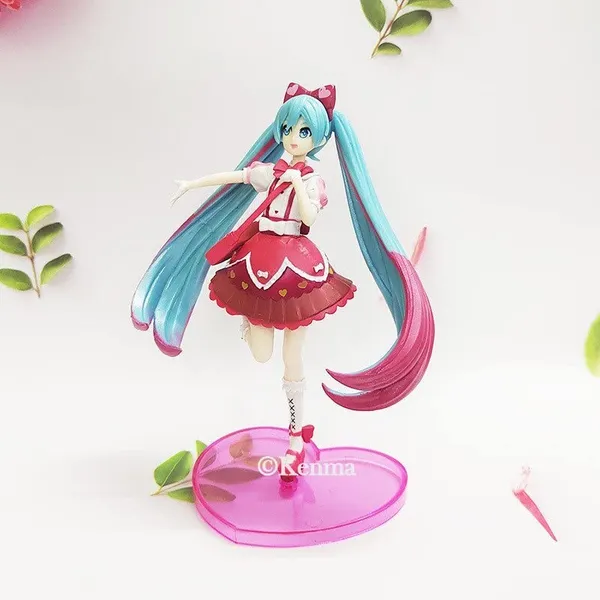 __Hatsune_Miku_Series_Super_Action_Figure_Ribbon_Heart_Collectible_&_Memorabilia,_Fan_Merchandise_Red_Pvc_Anime_Figurine_(25_Cm)