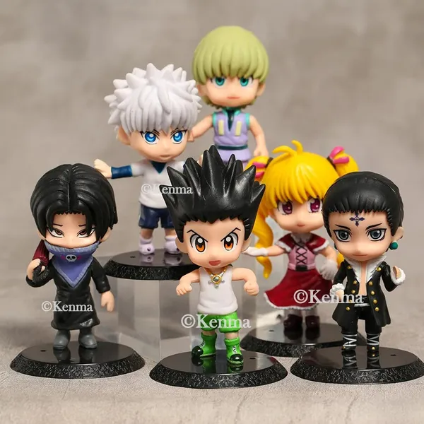 Hunter_X_Hunter_Set_Of_6_Action_Figures_Model_C_|_Pvc_Anime_Figurines_Gon_Freecss_Killua_Lucilfer_Shalnark_Feitan_Krueger_Collectible_Model_Toy_(10_Cm)