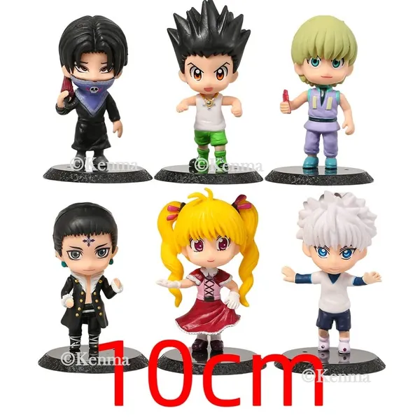 Hunter_X_Hunter_Set_Of_6_Action_Figures_Model_C_|_Pvc_Anime_Figurines_Gon_Freecss_Killua_Lucilfer_Shalnark_Feitan_Krueger_Collectible_Model_Toy_(10_Cm)