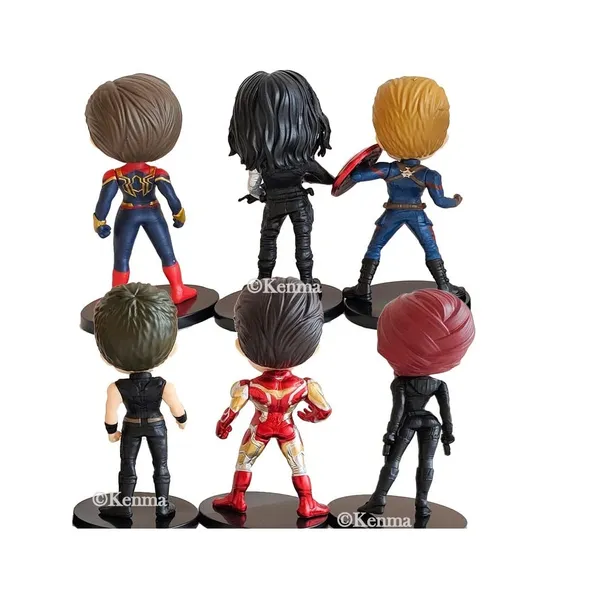 Superheroes_Set_Of_6_Action_Figures_Winter_Soldier_Iron_Man_Spider_Man_Black_Widow_Thor_Model_Toys