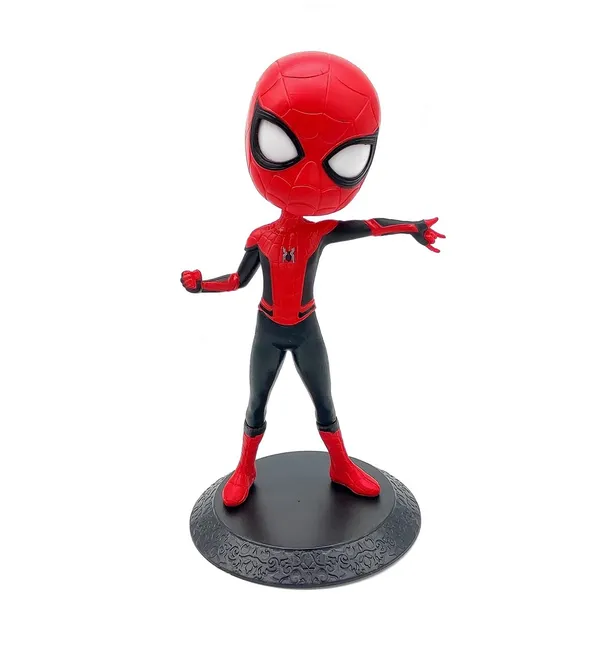 Spiderman_With_Mask_Action_Figure_Standie_Figurine_Collectible_(8L_X_8W_X_15H_Cm)