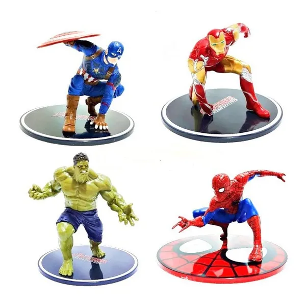 Marvels_Avengers_Superhero_Iron_Man_C_A_Hulk_Spiderman_Set_Of_4_Action_Fgures_Collectibles_Model_Toy_(21L_X_20W_X_21H_Cm)
