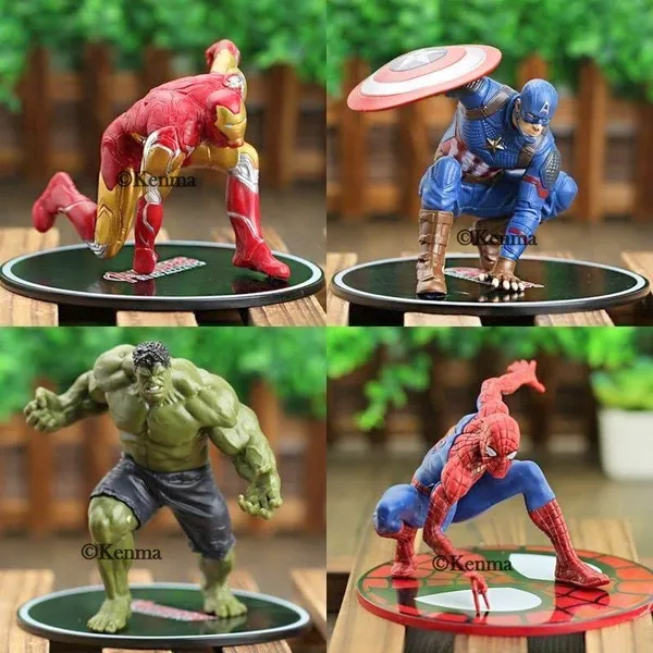 Marvels_Avengers_Superhero_Iron_Man_C_A_Hulk_Spiderman_Set_Of_4_Action_Fgures_Collectibles_Model_Toy_(21L_X_20W_X_21H_Cm)