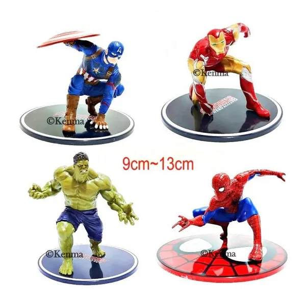 Marvels_Avengers_Superhero_Iron_Man_C_A_Hulk_Spiderman_Set_Of_4_Action_Fgures_Collectibles_Model_Toy_(21L_X_20W_X_21H_Cm)