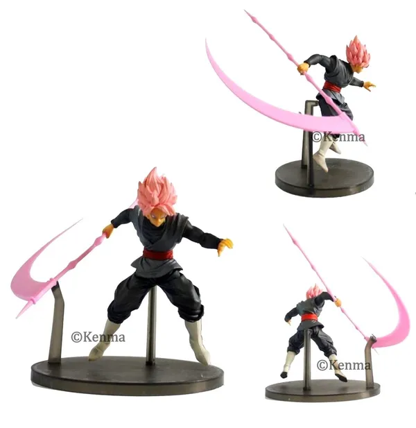 Dbz_Gt_Black_Goku_Rose_With_Weapon_Action_Figure_Figurine_With_Stand_(16L_X_13W_X_18H_Cm)