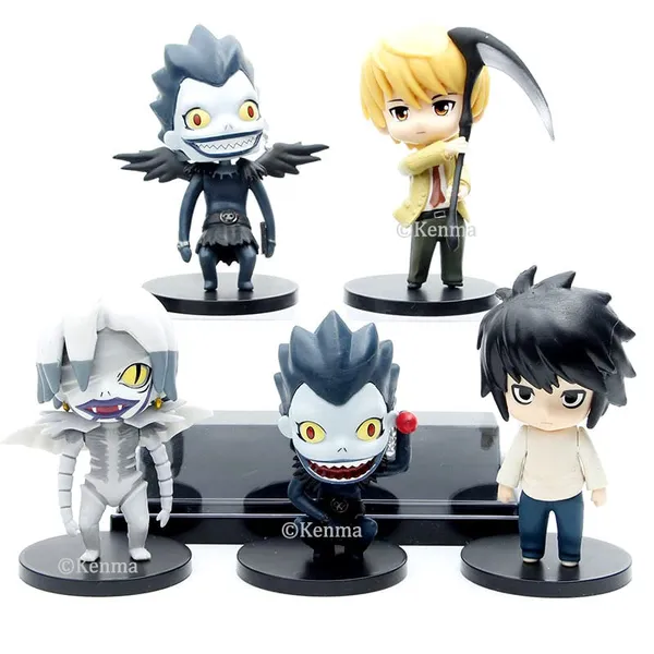Note_Book_Action_Figure_Set_Of_6_Action_Figure_Speelgoed_L_Lawliet_Ryuk_Reaper_Yagami_Light_Leuke_Collectible_Weeb_Manga_(10_Cm)