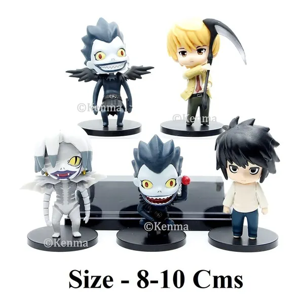 Note_Book_Action_Figure_Set_Of_6_Action_Figure_Speelgoed_L_Lawliet_Ryuk_Reaper_Yagami_Light_Leuke_Collectible_Weeb_Manga_(10_Cm)