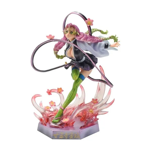 |_Demon_Slayer_Kanroji_Mitsuri_Anime_Action_Figure_|_The_Love_Hashira_Kimetsu_No_Yaiba_|_Anime_Figurine_Statue_Weeb_Manga_Collectible_Model_Toy_(21.5_Cm)