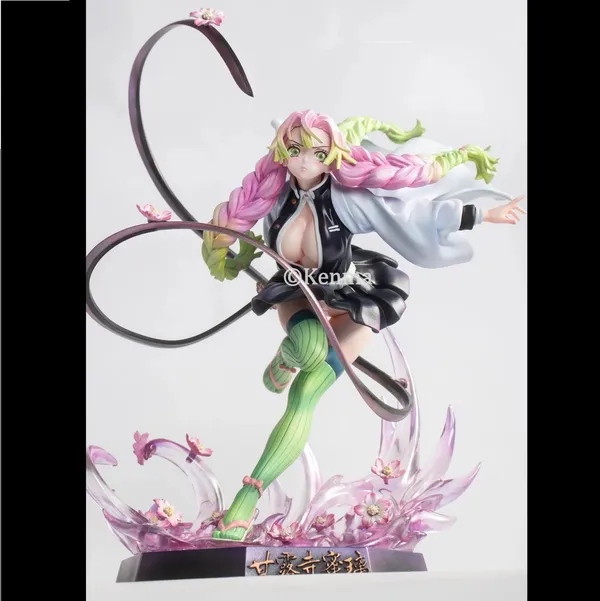 |_Demon_Slayer_Kanroji_Mitsuri_Anime_Action_Figure_|_The_Love_Hashira_Kimetsu_No_Yaiba_|_Anime_Figurine_Statue_Weeb_Manga_Collectible_Model_Toy_(21.5_Cm)