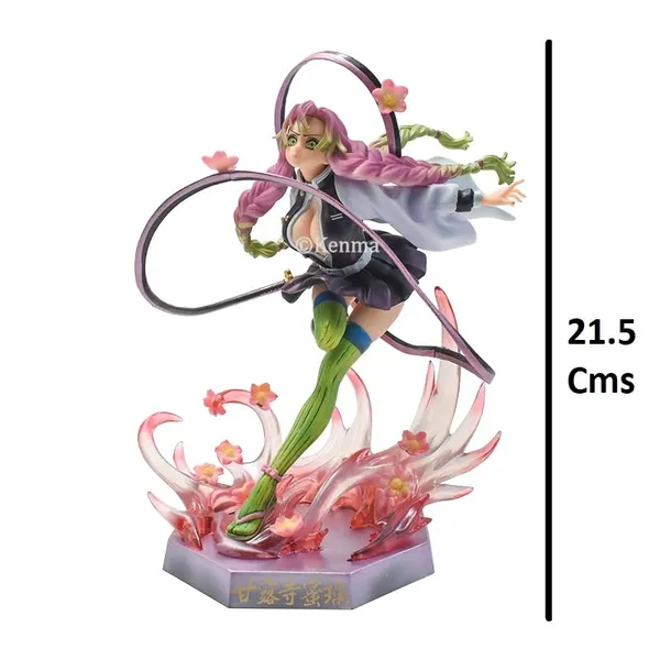 |_Demon_Slayer_Kanroji_Mitsuri_Anime_Action_Figure_|_The_Love_Hashira_Kimetsu_No_Yaiba_|_Anime_Figurine_Statue_Weeb_Manga_Collectible_Model_Toy_(21.5_Cm)