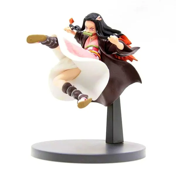 Demon_Slayer_Kimetsu_No_Yaiba_Nezuko_Kamado_Attacking_Mode_Stance_Action_Figure_Weeb_Manga_Collectible_Figurine_(14L_X_12W_X_18H_Cm)