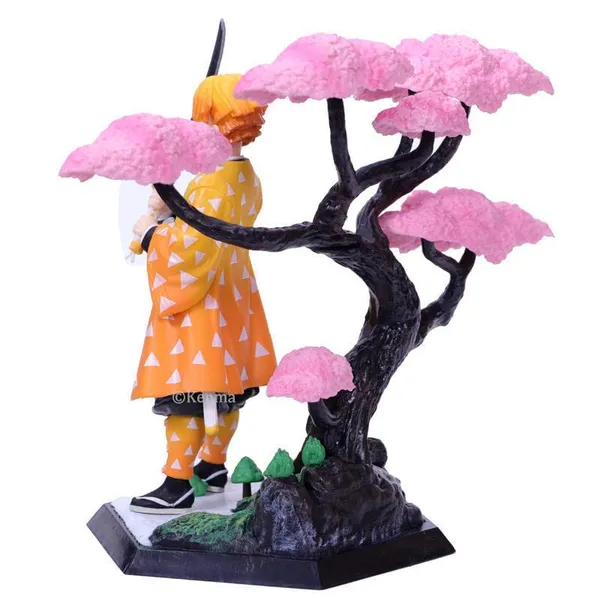 Demon_Slayer_Zenitsu_Agatsuma_Cherry_Blossom_Sakura_Tree_Pvc_Action_Figure_Collectible_Weeb_Manga_Toy_(19_Cm)