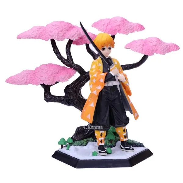 Demon_Slayer_Zenitsu_Agatsuma_Cherry_Blossom_Sakura_Tree_Pvc_Action_Figure_Collectible_Weeb_Manga_Toy_(19_Cm)