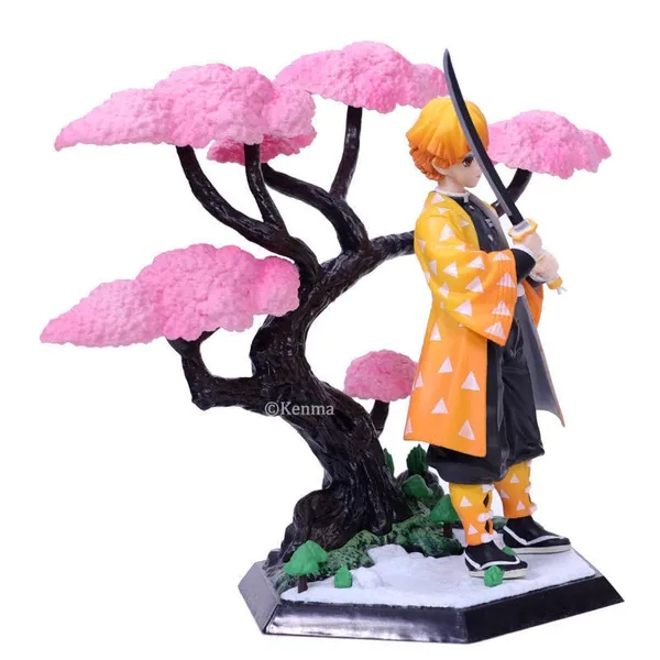 Demon_Slayer_Zenitsu_Agatsuma_Cherry_Blossom_Sakura_Tree_Pvc_Action_Figure_Collectible_Weeb_Manga_Toy_(19_Cm)