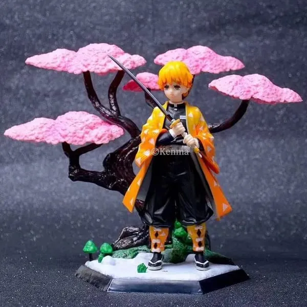Demon_Slayer_Zenitsu_Agatsuma_Cherry_Blossom_Sakura_Tree_Pvc_Action_Figure_Collectible_Weeb_Manga_Toy_(19_Cm)