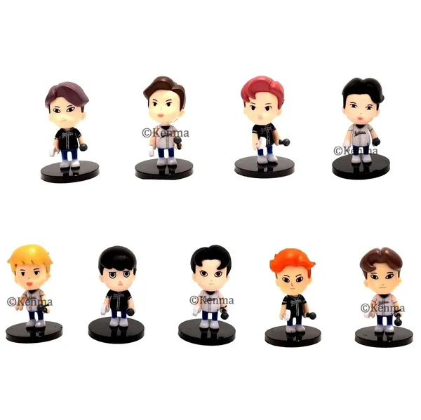 Exo_Tiny_Tan_Figurine_Set_Of_9_(13L_X_10W_X_13H_Cm)