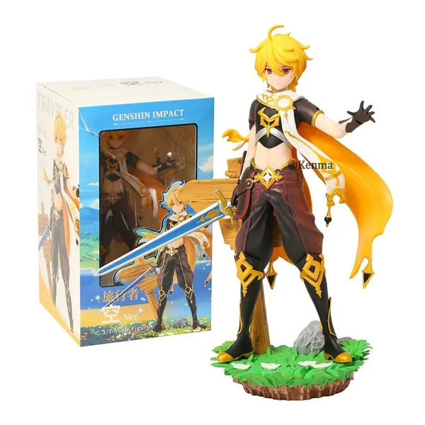 Genshin_Impact_Aether_Action_Figure_Pvc_Gaming_Figure_Weeb_Mnga_Collectible_Model_Toy_(13L_X_11W_X_25H_Cm)