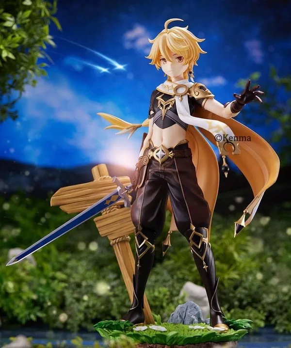 Genshin_Impact_Aether_Action_Figure_Pvc_Gaming_Figure_Weeb_Mnga_Collectible_Model_Toy_(13L_X_11W_X_25H_Cm)